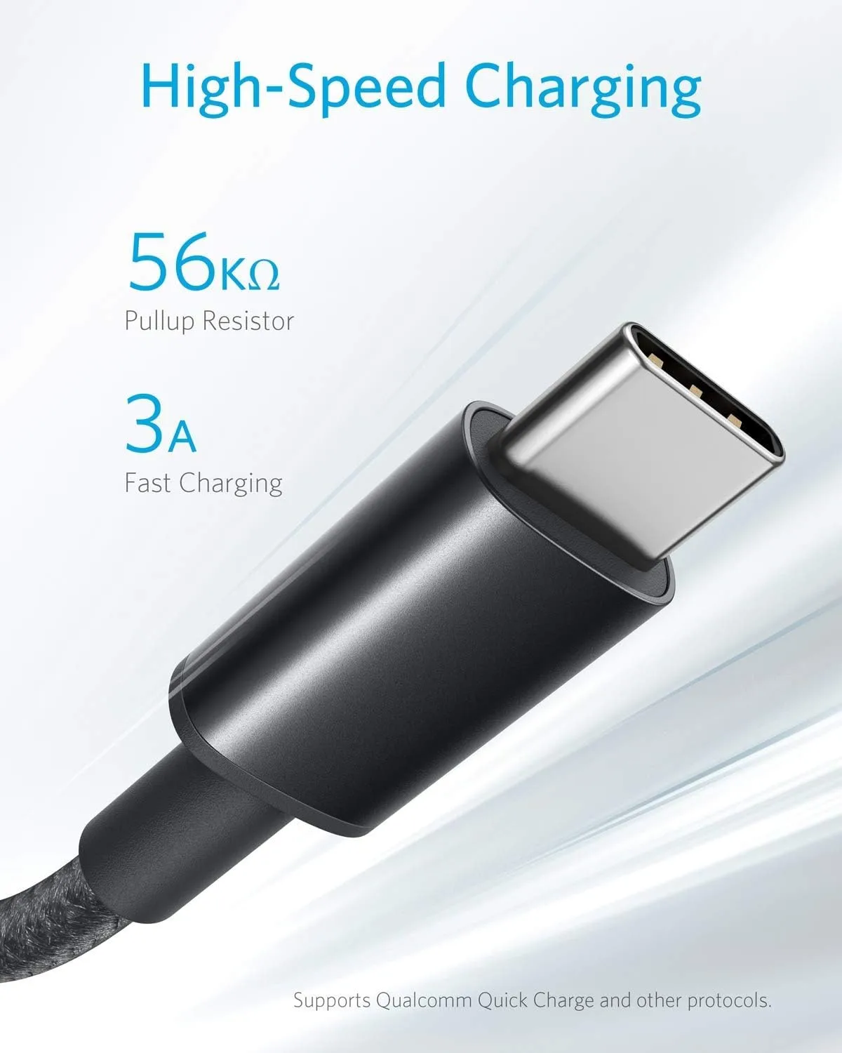Anker Nylon USB-C to USB-A 2.0 Cable 6FT B2B - Image 7