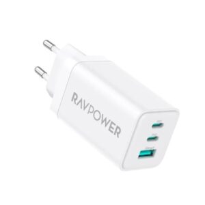 RAVPower- RP-PC172 Wall Charger3Out 1 USBA-2 TYPEC 65W