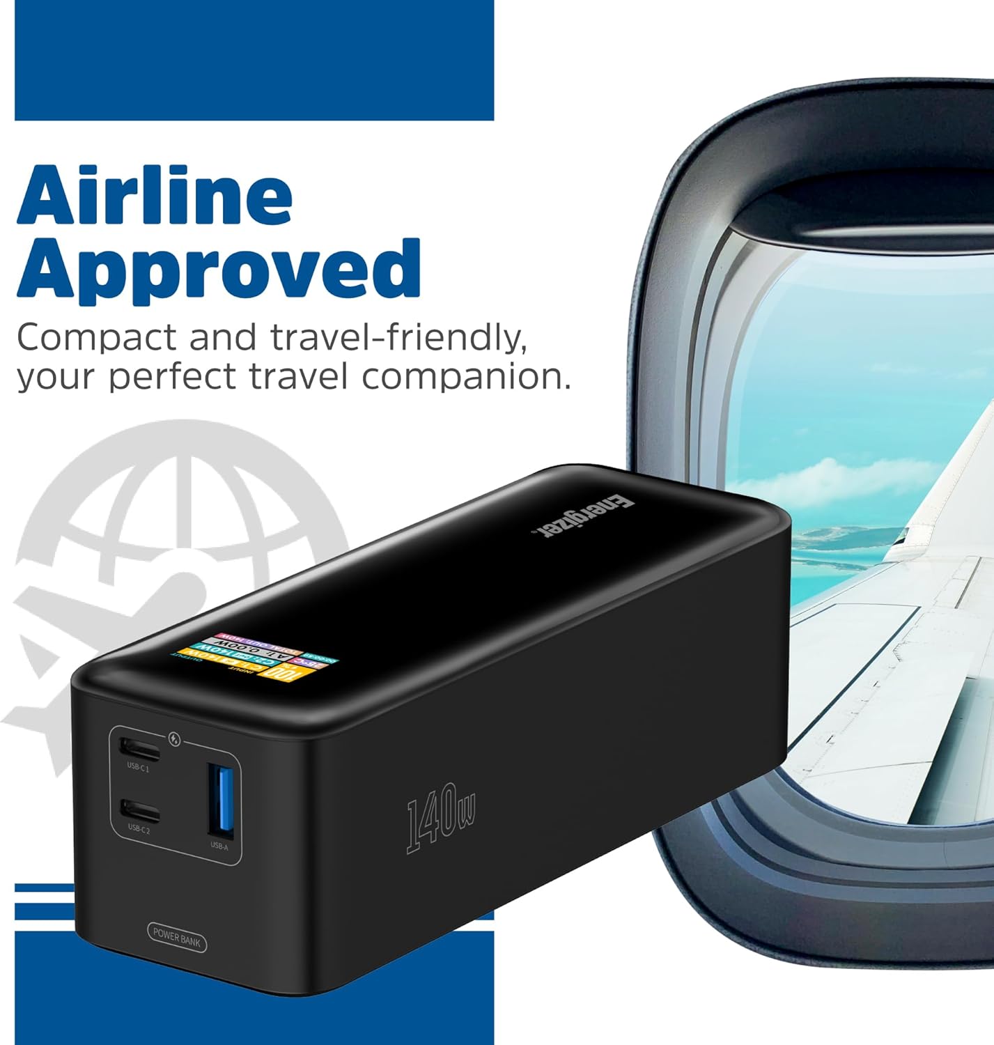 Energyzer power bank 27K 140W XP27000PD - Image 3