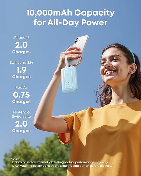 Anker Zolo PowerBank 10K 35W Built‑In Dual USB‑C Cables - Image 5