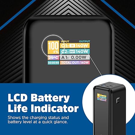 Energyzer power bank 27K 140W XP27000PD - Image 4