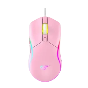 Havit MS1029 RGB Wired Gaming Mouse 7200DPI Pink