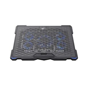 Havit F2076 Gaming Laptop Cooling Pad with 5 Silent Fans and RGB Lighting for 12-17 Inch Laptop, Black