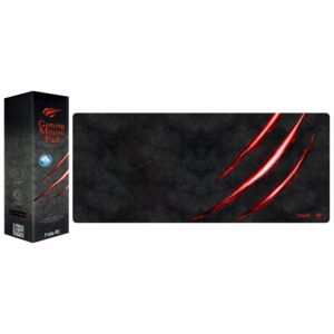 Havit HV-MP860 PC Series Mousepad, 70 cm x 30 cm Size, Black/Red
