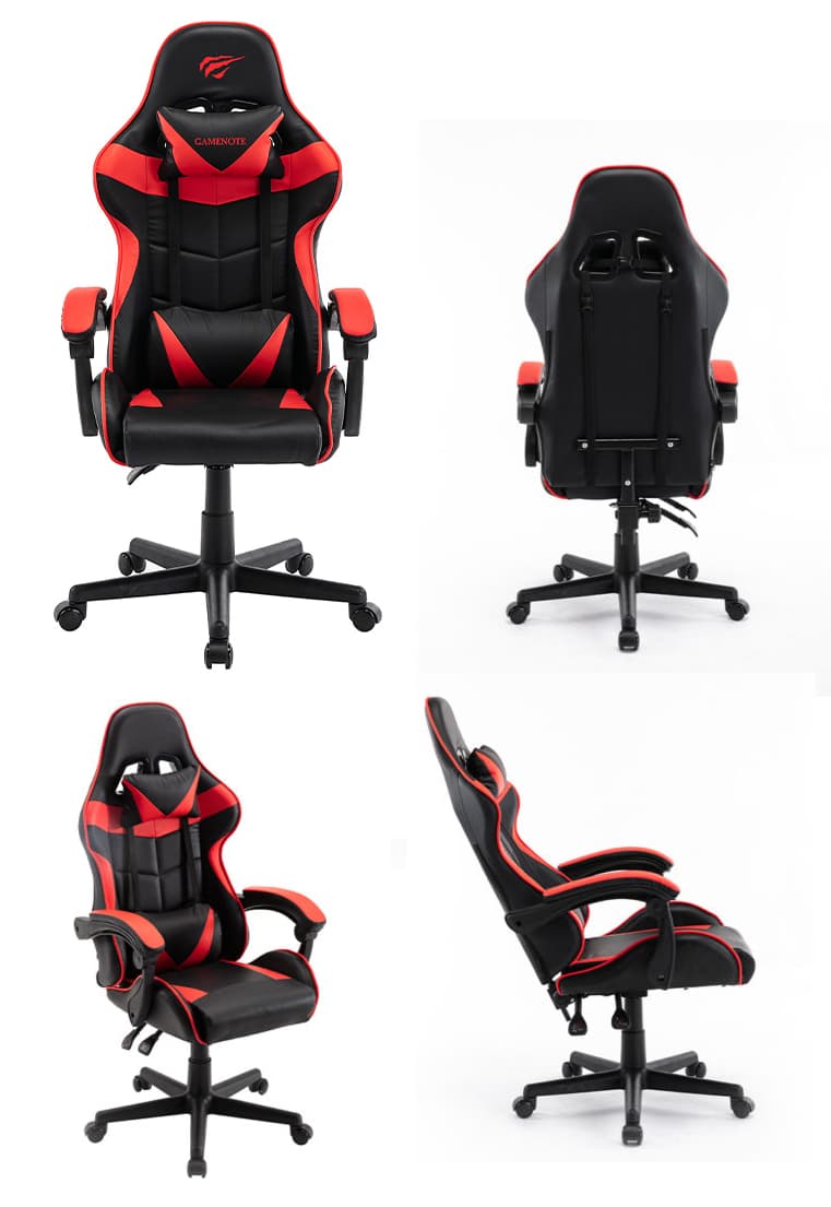 HAVIT HV-GC933 gaming chair Black/Red - Image 4