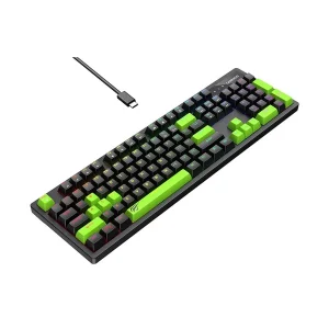 Havit Gamenote KB893L RGB Mechanical Gaming Keyboard Black+Green