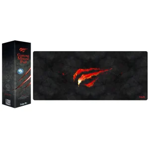 HAVIT HV-MP861 Gaming Mousepad,Premium fine-mesh cloth surface With Anti-slip rubber , 700x300x3mm  - Black